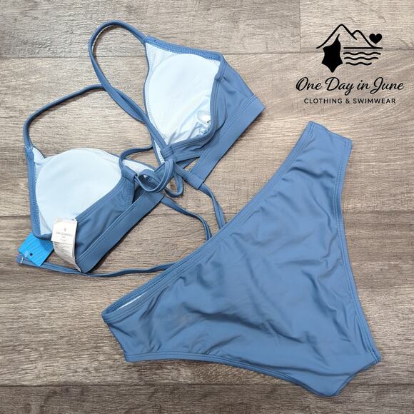 Cupshe Tie Back Bikini Swimsuit Size S - Picture 5 of 5